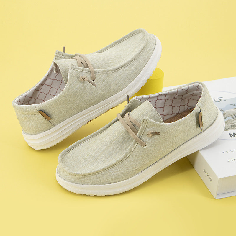 Men's Lightweight Breathable Canvas Walking Shoes