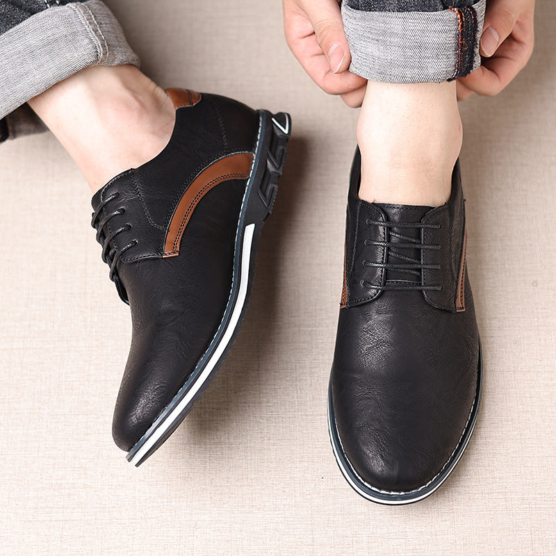 Men's Orthopedic Comfortable Walking Office Leather Shoes