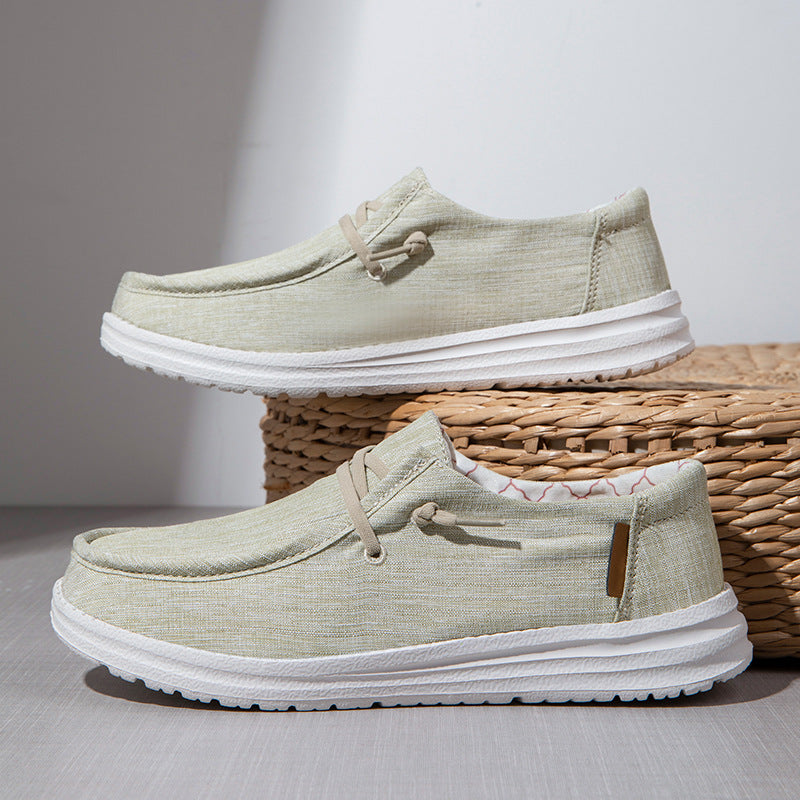 Men's Lightweight Breathable Canvas Walking Shoes