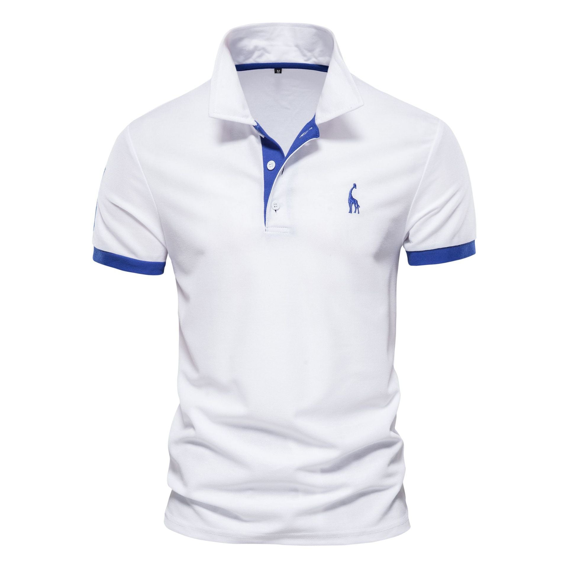 4 Pieces Men's Premium Cotton Blend Casual Polo Shirts