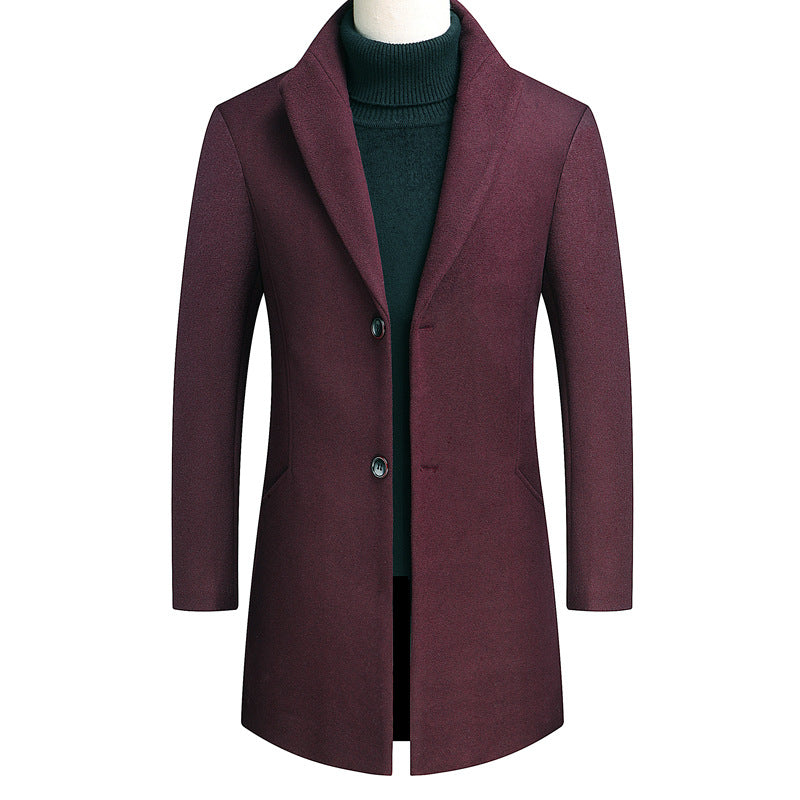 Men's Premium Slim Wool Coat