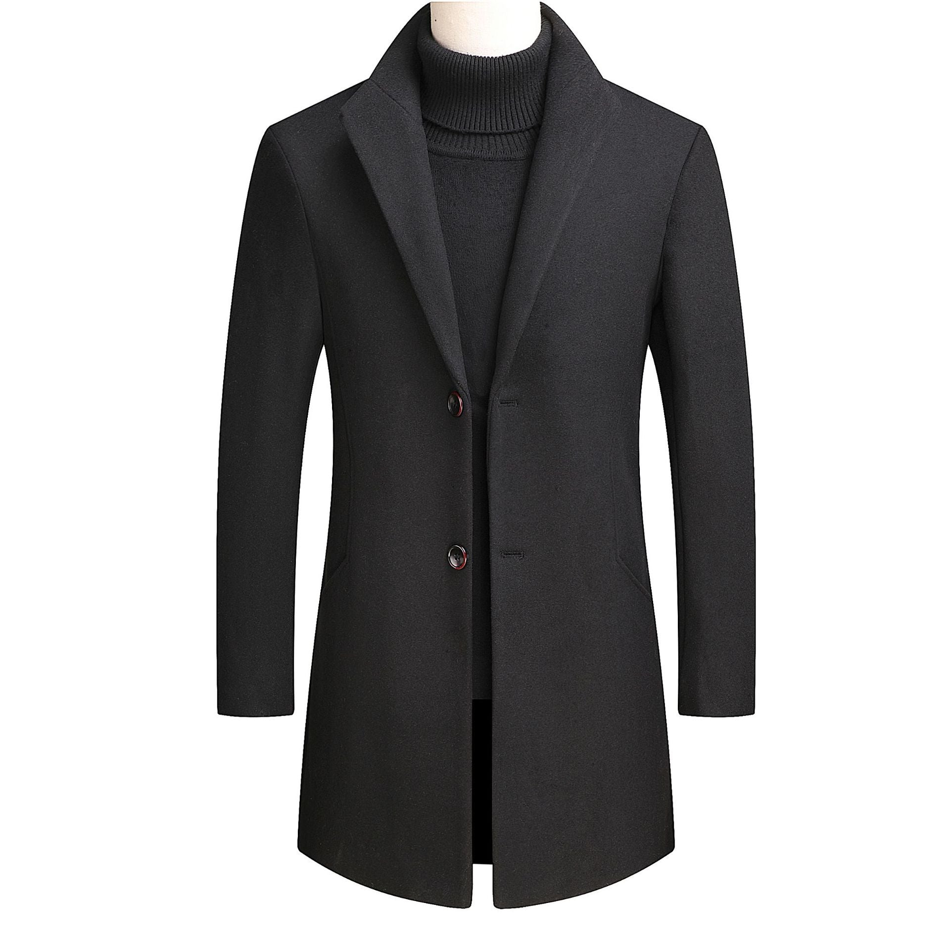 Men's Premium Slim Wool Coat