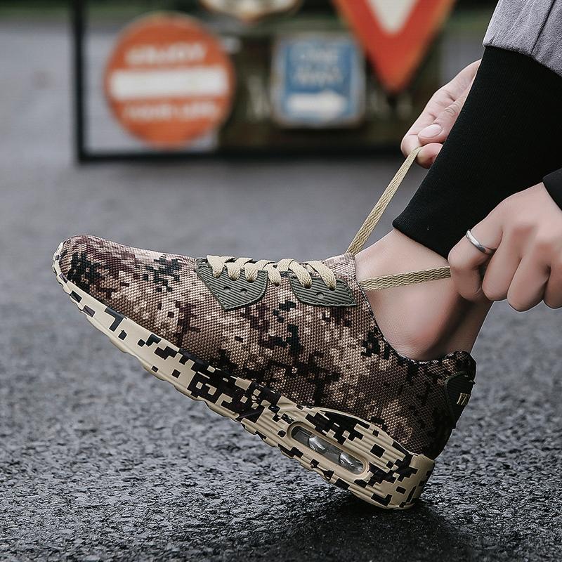 Pearlzone_Men's Large Size Air Cushion Camouflage Shoes Sports Shoes Running Shoes Outdoor Casual Shoes 115427