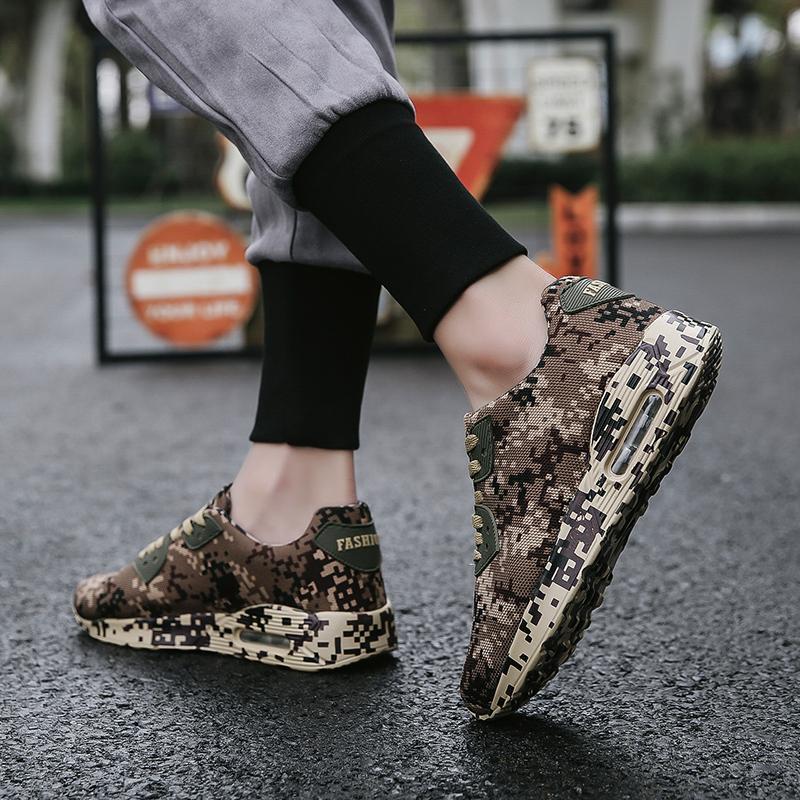 Pearlzone_Men's Large Size Air Cushion Camouflage Shoes Sports Shoes Running Shoes Outdoor Casual Shoes 115427