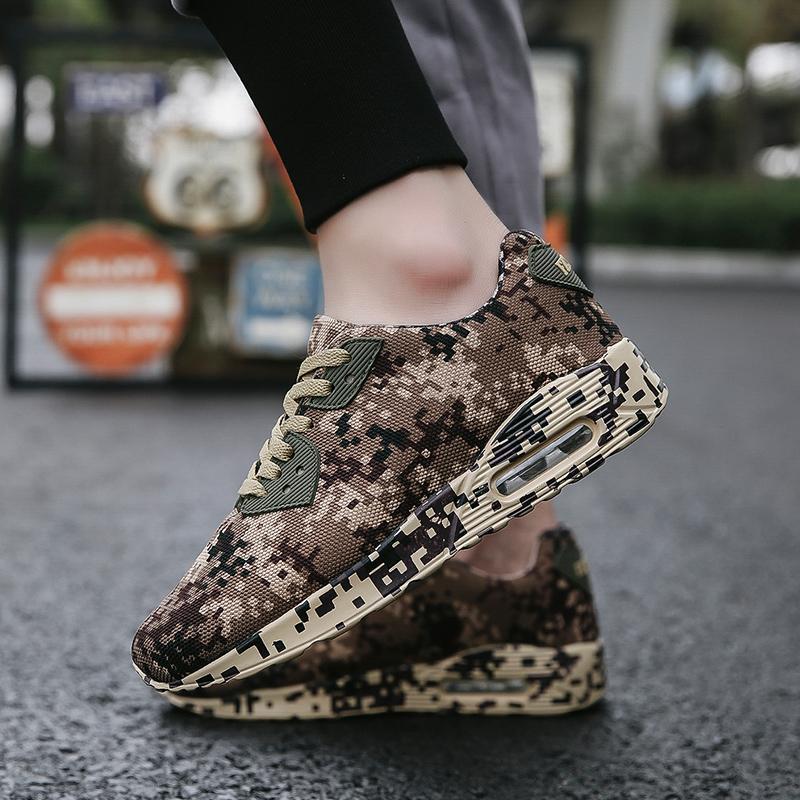 Pearlzone_Men's Large Size Air Cushion Camouflage Shoes Sports Shoes Running Shoes Outdoor Casual Shoes 115427