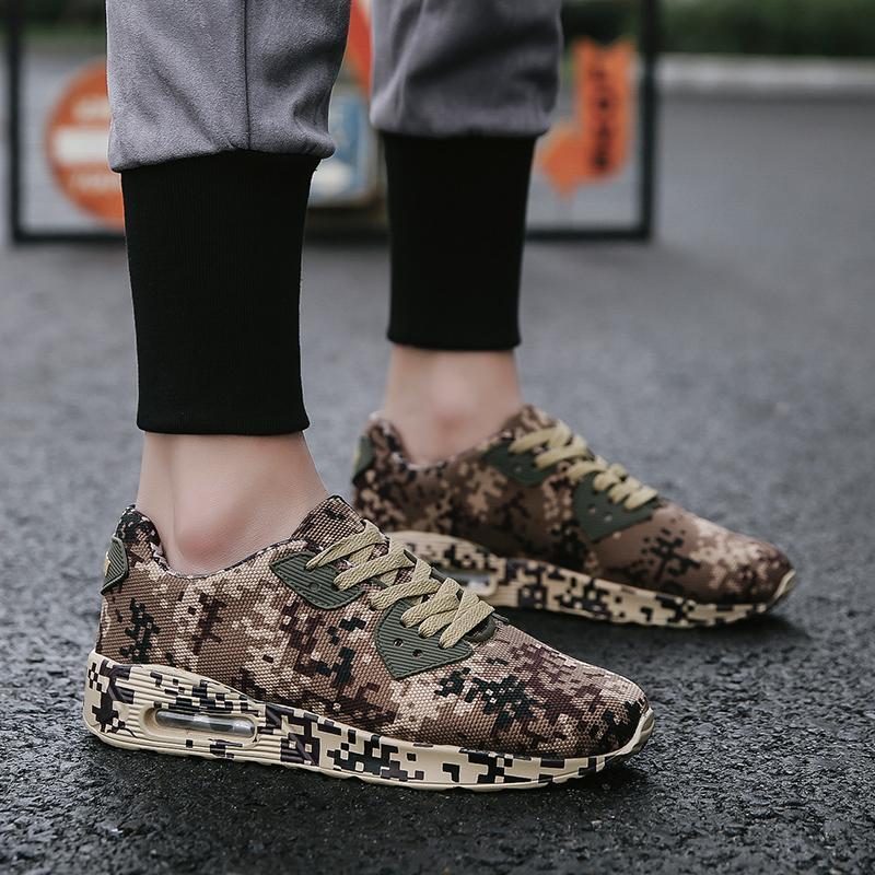 Pearlzone_Men's Large Size Air Cushion Camouflage Shoes Sports Shoes Running Shoes Outdoor Casual Shoes 115427
