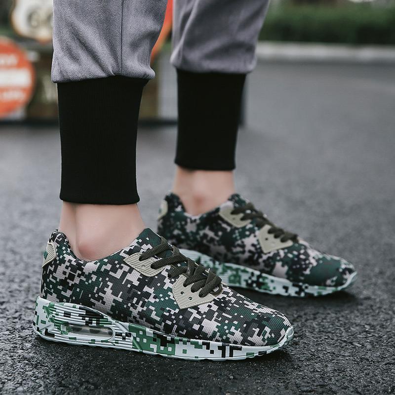 Pearlzone_Men's Large Size Air Cushion Camouflage Shoes Sports Shoes Running Shoes Outdoor Casual Shoes 115427