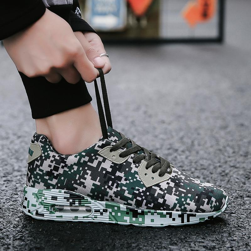 Pearlzone_Men's Large Size Air Cushion Camouflage Shoes Sports Shoes Running Shoes Outdoor Casual Shoes 115427
