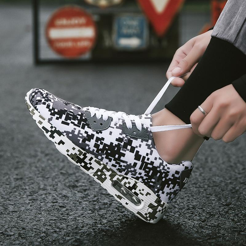 Pearlzone_Men's Large Size Air Cushion Camouflage Shoes Sports Shoes Running Shoes Outdoor Casual Shoes 115427
