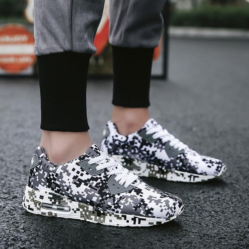 Pearlzone_Men's Large Size Air Cushion Camouflage Shoes Sports Shoes Running Shoes Outdoor Casual Shoes 115427