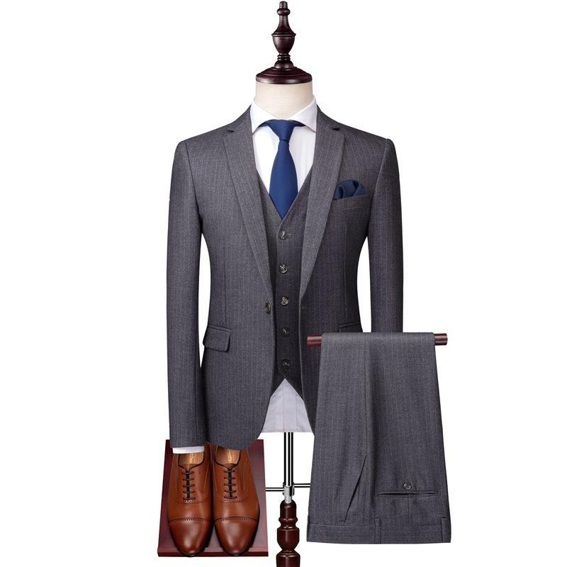 Men's Classic Suits (Jacket+Pants+Vest), #001