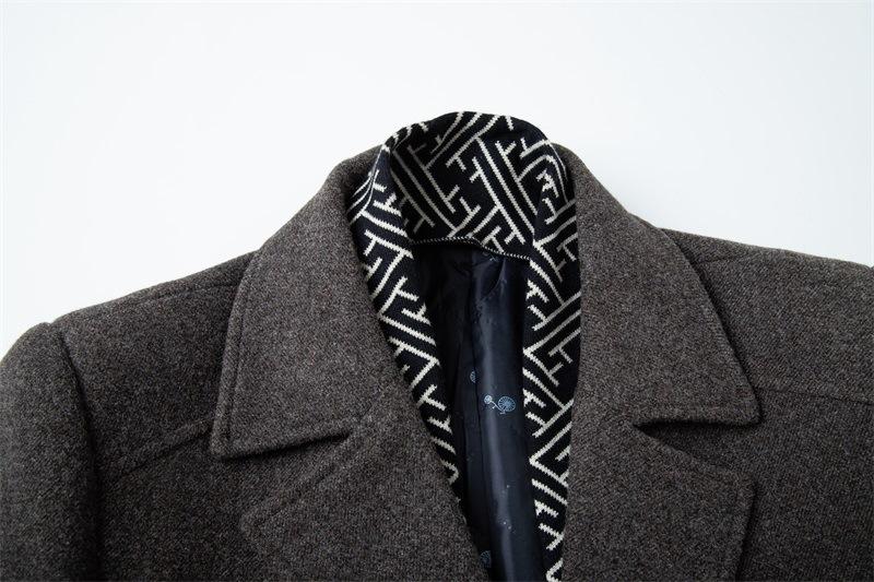 Gentlemen Scarf Premium Wool Coat