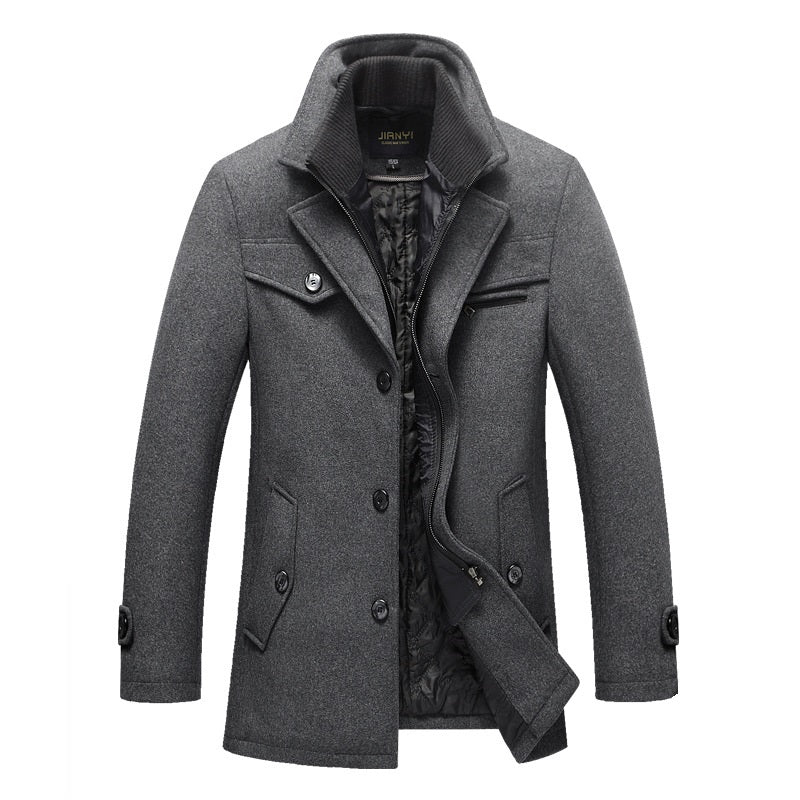 Men's Premium Gentle Double Layered Wool Coat