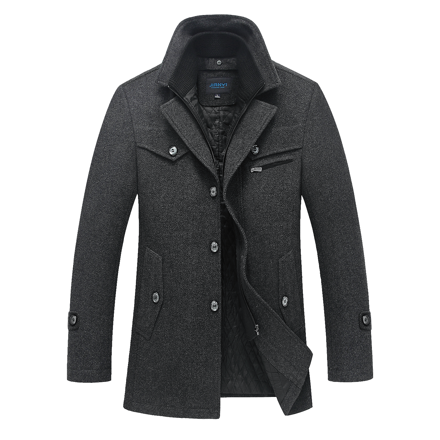 Men's Premium Gentle Double Layered Wool Coat