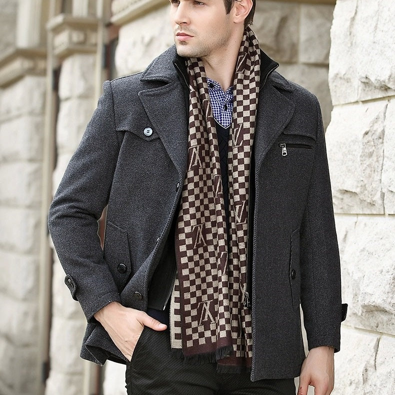 Men's Premium Gentle Double Layered Wool Coat