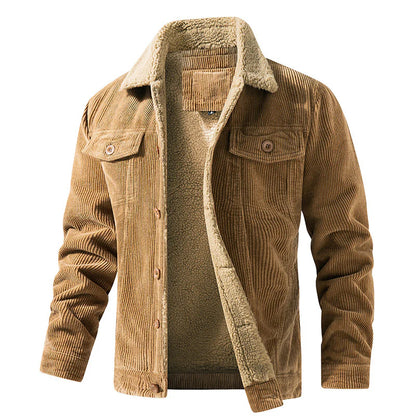 Men's Classic Fleece Lined Corduroy Jacket