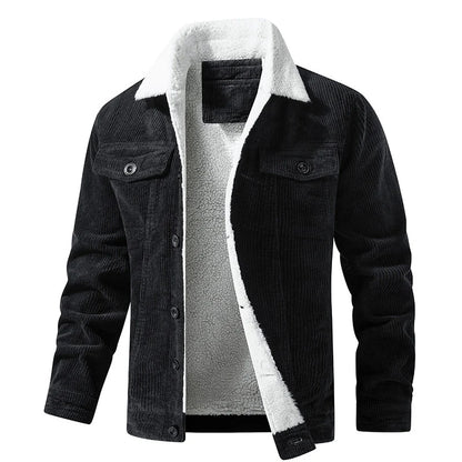 Men's Classic Fleece Lined Corduroy Jacket