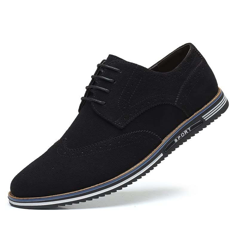 Men's Casual Wingtip Office Walking Derby Shoes