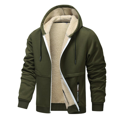 Men's Winter Warm Thicken Inner Fleece Hoodie