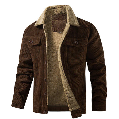 Men's Classic Fleece Lined Corduroy Jacket
