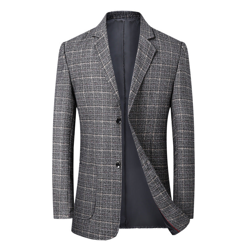 Thin Business Wool Suit Jacket （75% Wool）