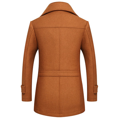 Men's Premium Layer Wool Blend Coat
