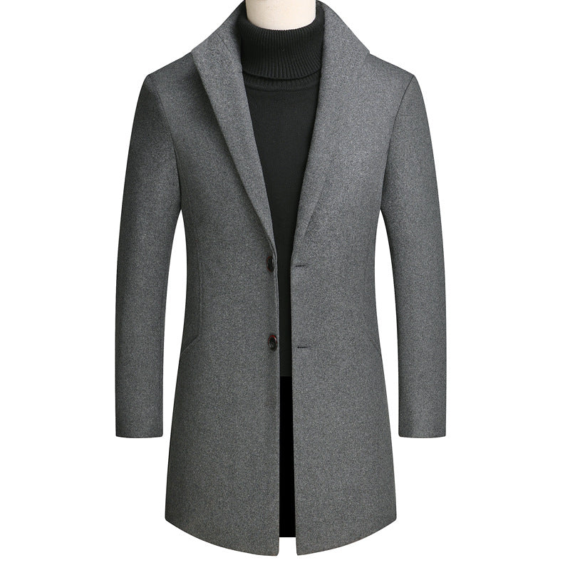 Men's Premium Slim Wool Coat