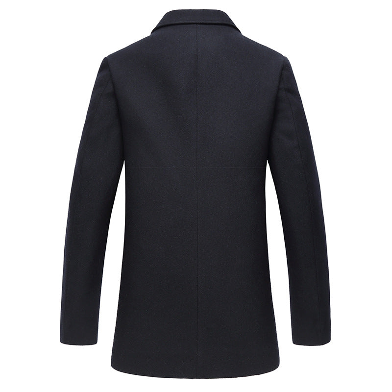 Gentlemen Business Slim Wool Coat