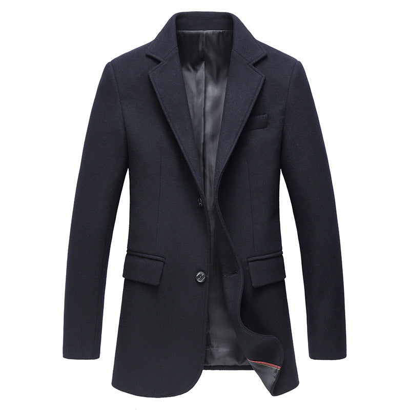 Gentlemen Business Slim Wool Coat