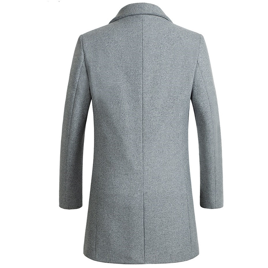 British Gentlemen Thick Wool Coat