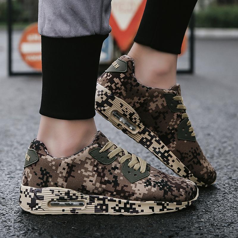 Pearlzone_Men's Large Size Air Cushion Camouflage Shoes Sports Shoes Running Shoes Outdoor Casual Shoes 115427