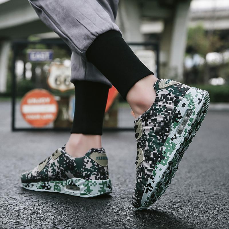 Pearlzone_Men's Large Size Air Cushion Camouflage Shoes Sports Shoes Running Shoes Outdoor Casual Shoes 115427