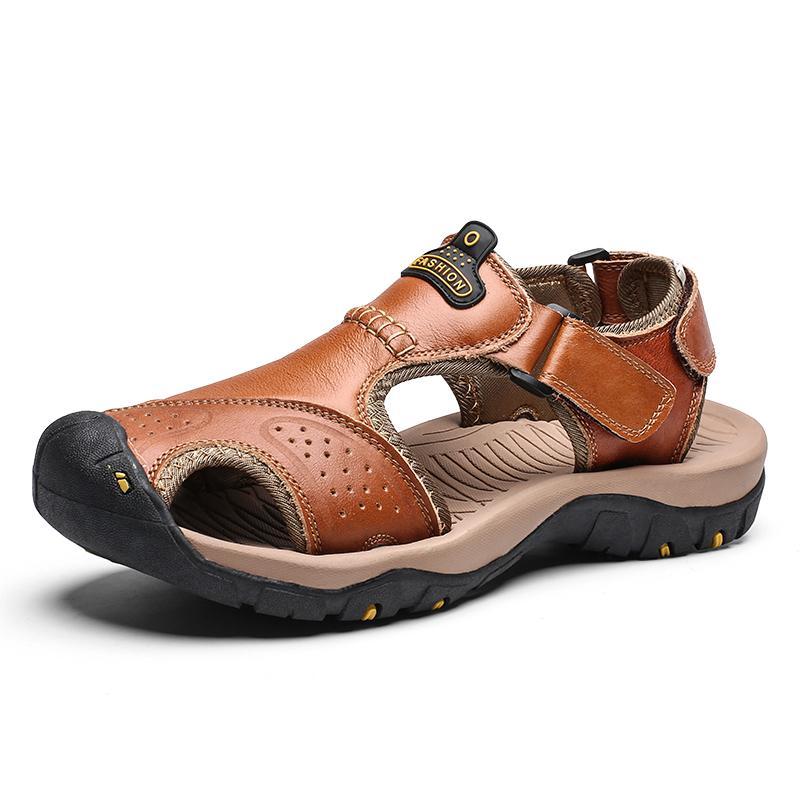 Men‘s Outdoor Fisherman Athletics Leather Sandals