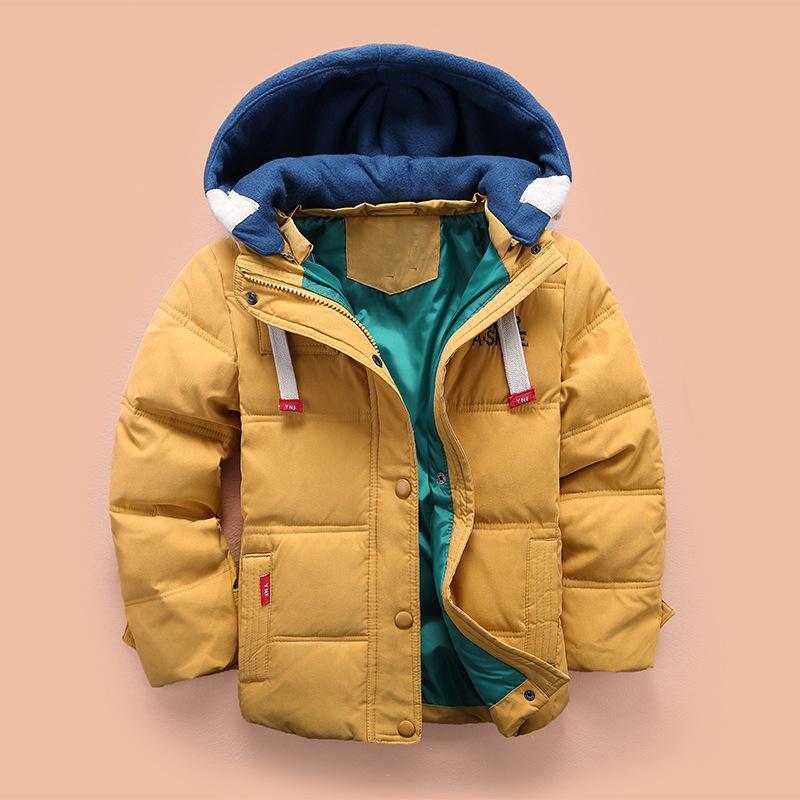 Boys And Girls Winter Latest Thicken Hooded Warm Cotton Jacket