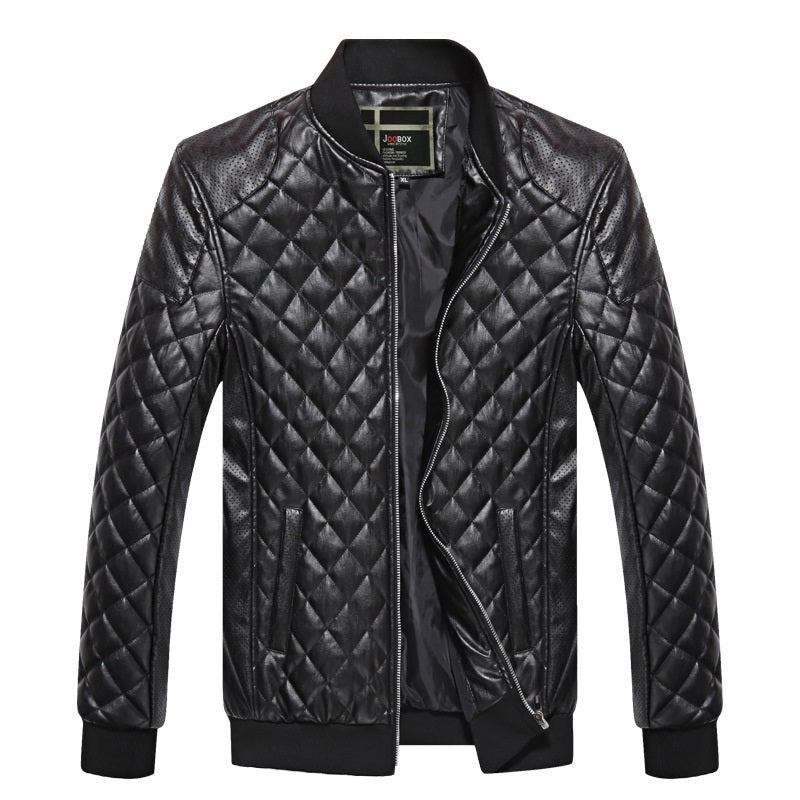 Top Men's Velvet Leather Jacket