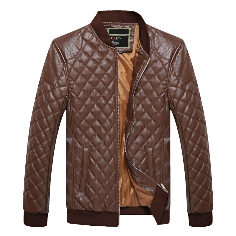 Top Men's Velvet Leather Jacket