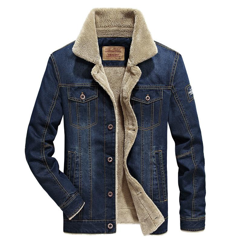 Men's Classic Cowboy Lined Denim Jacket