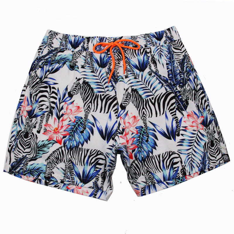 Animal Printed Beach Shorts