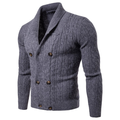 Men’s Relax Fit V-Neck Cardigan Sweater